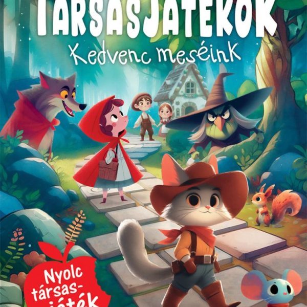 TÁRSASJÁTÉKOK - KEDVENC MESÉINK ( NYOLC TÁRSASJÁTÉK)