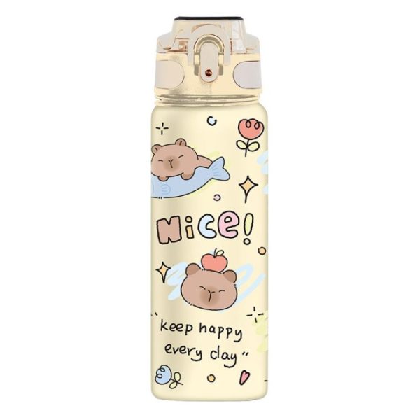 HŐTARTÓ DUPLAFALÚ KULACS 595 ML,ROZSDAMENTES ACÉL, CAPYBARA