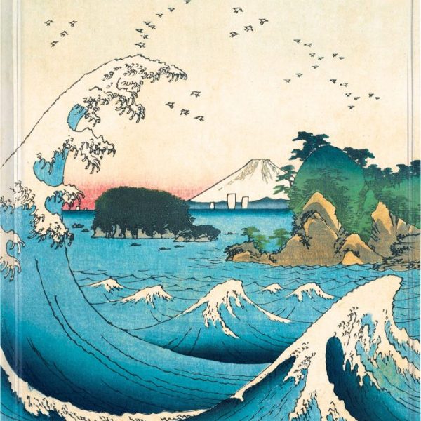 FLAME TREE A5 NOTESZ VONALAS HIROSHIGE: THE SEVEN-MILE BEACH