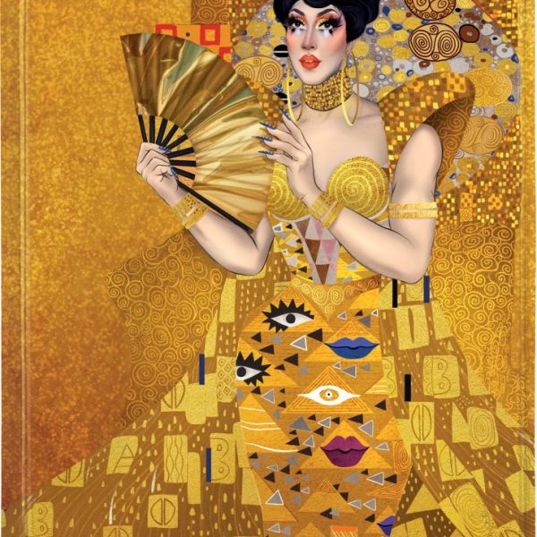 FLAME TREE A5 NOTESZ VONALAS ART OF DRAG: PORTRAIT OF GOLDEN QUEEN
