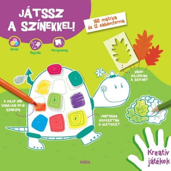 JÁTSSZ A SZÍNEKKEL! - 160 MATRICA ÉS 12 SABLONFORMA