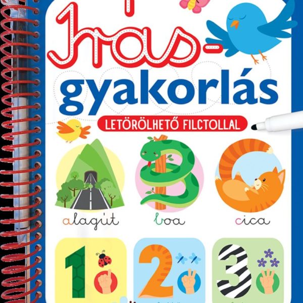 ÍRÁSGYAKORLÁS - LETÖRÖLHETŐ FILCTOLLAL
