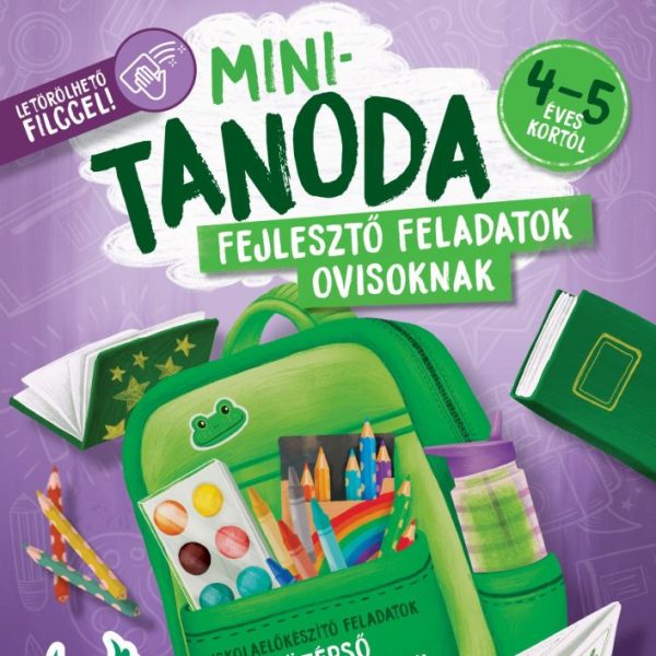 MINITANODA- FEJLESZTŐ FELADATOK OVISOKNAK 4-5 ÉVES KORTÓL - LETÖRÖLHETŐ FILC