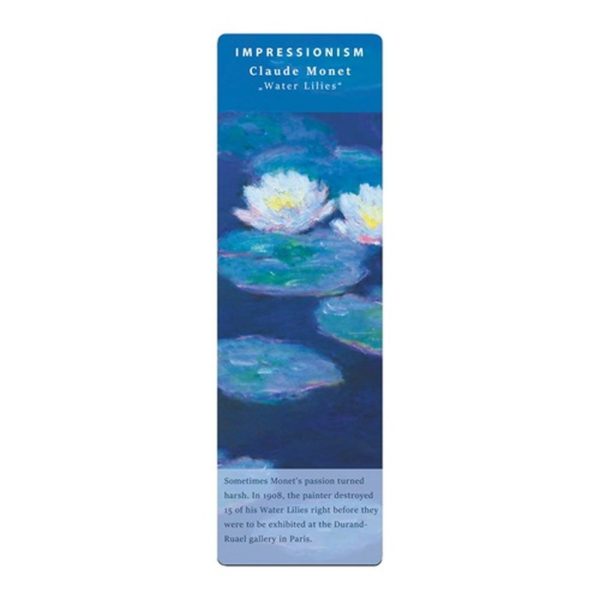 KÖNYVJELZŐ FRIDOLIN IMPRESSZIONIZMUS, ´MONET/VÍZILILIOMOK´