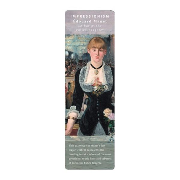 KÖNYVJELZŐ FRIDOLIN IMPRESSZIONIZMUS, ´MANET/A FOLIES-BERGERE BÁRJA´