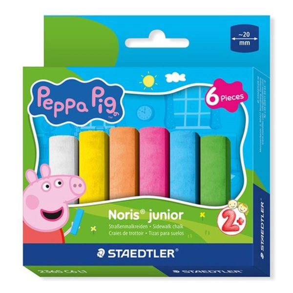 ASZFALTKRÉTA STAEDTLER NORIS JUNIOR PEPPA 6 DB-OS KLT.