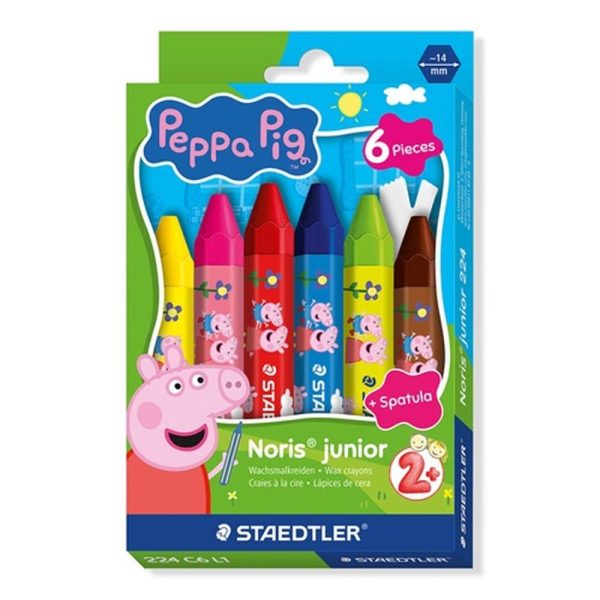 ZSÍRKRÉTA STAEDTLER NORIS JUNIOR PEPPA 6 DB-OS KLT.