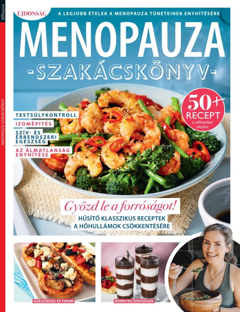 MENOPAUZA SZAKÁCSKÖNYV - GASZTRO BOOKAZINE 2026/03