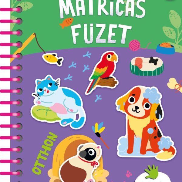 ÚJRAHASZNÁLHATÓ MATRICÁS FÜZET - OTTHON