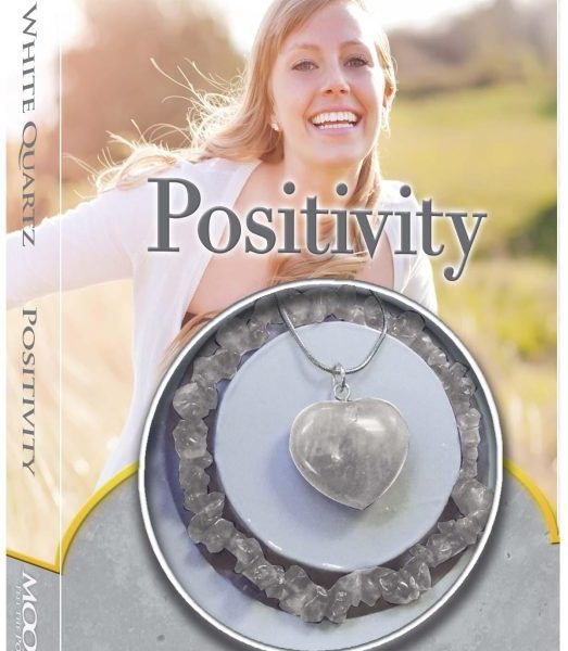 POSITIVITY HÓKVARC - ANGYALI KRISTÁLYOK (KARKÖTŐ+MEDÁL LÁNCCAL)