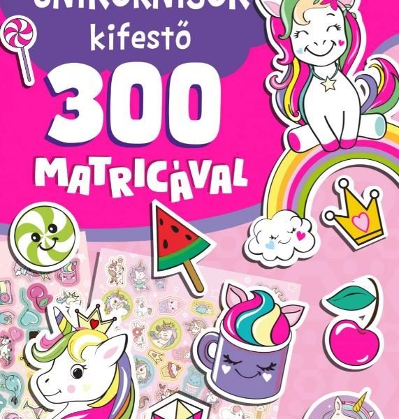 UNIKORNISOK KIFESTŐ 300 MATRICÁVAL