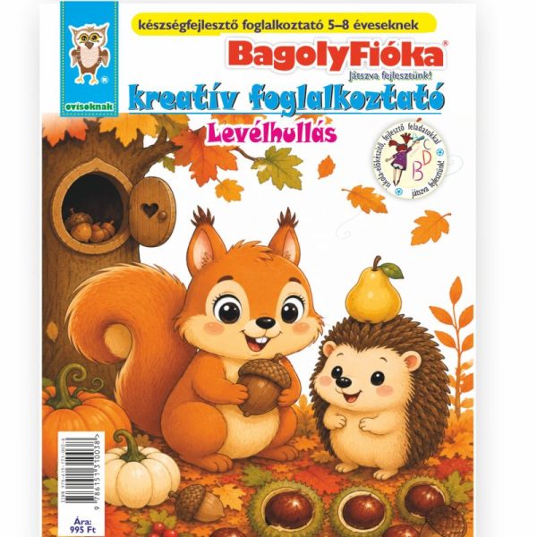 BAGOLYFIÓKA KREATÍV FOGLALKOZTATÓ FÜZET - LEVÉLHULLÁS